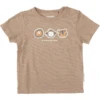 Staccato T-shirt Toffee Gestructureerd