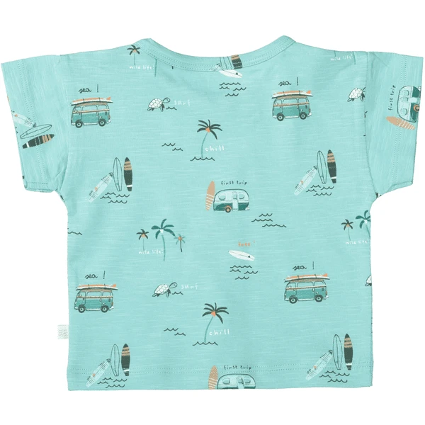 Staccato T-shirt Water Blauw Gedessineerd - Afbeelding 3