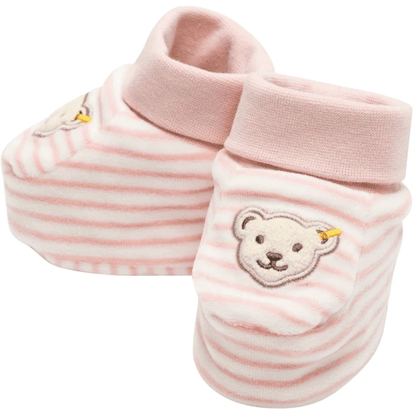 Steiff Babyschoentje Silver Roze - Afbeelding 3
