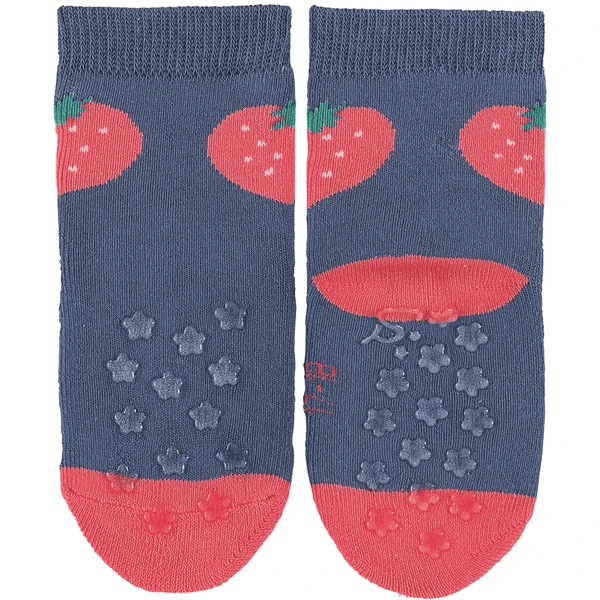 Sterntaler ABS Peutersokken Double Pack Paard/ Aardbei Roze - Afbeelding 3