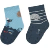Sterntaler ABS Peutersokken Twin Pack Zeemeeuwen/Sable Hemelsblauw