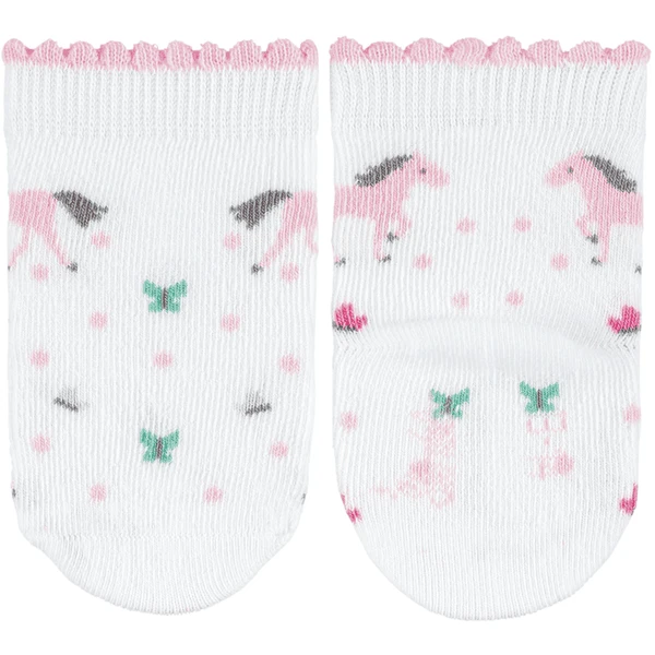 Sterntaler Baby Sokken 3-Pak Paard Wit - Afbeelding 2