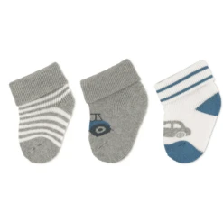 Sterntaler First Baby Socks 3-Pack Light Grey