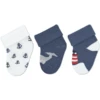 Sterntaler First Baby Socks 3-Pack Maritime White