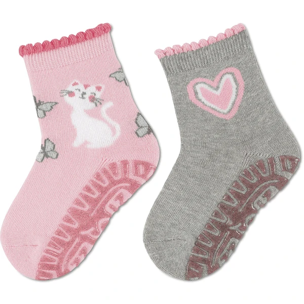 Sterntaler Glitter Flitzer AIR Twin Pack Kat/Hart Roze - Afbeelding 4