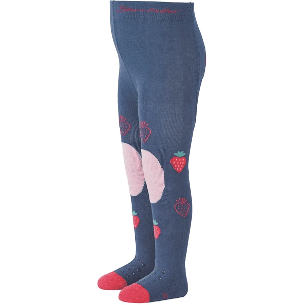 Sterntaler Kruipende Panty Aardbei Blauw - Afbeelding 2
