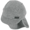 Sterntaler Peaked Cap Met Nekbeschermer Badstof Rookgrijs