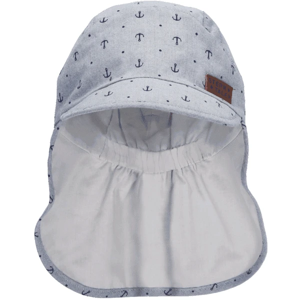 Sterntaler Peaked Cap Met Nekbescherming Anker Rookgrijs - Afbeelding 2