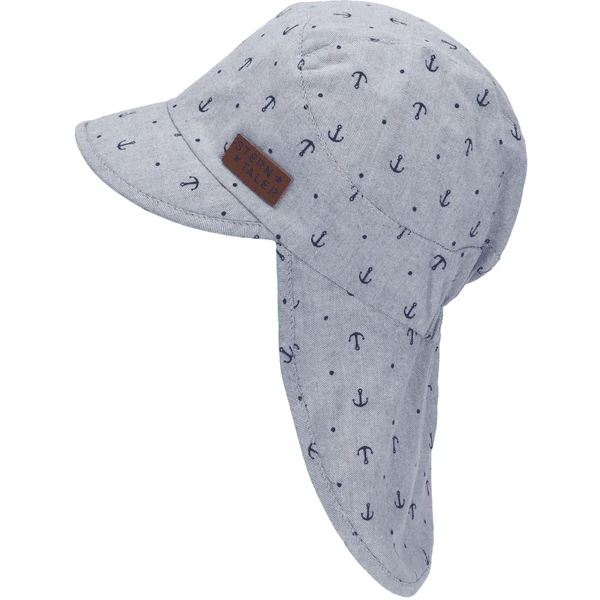Sterntaler Peaked Cap Met Nekbescherming Anker Rookgrijs - Afbeelding 3