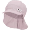 Sterntaler Peaked Cap Met Nekbescherming Linnen Karakter Roze