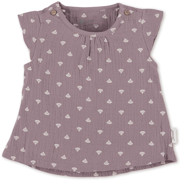 Sterntaler Set Shirt+short Shell Paars - Afbeelding 2