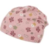 Sterntaler Slouch Beanie Bloemen Licht Roze