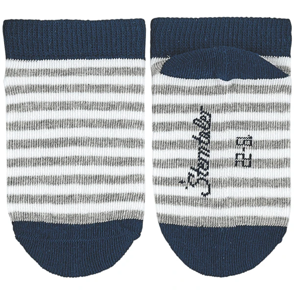 Sterntaler Sneakersokken 3-pack Gestreept Marine - Afbeelding 2