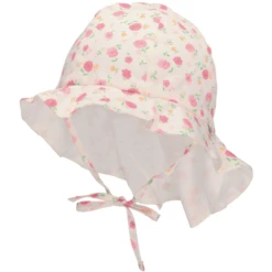 Sterntaler Zonnehoed Bloemen Ecru