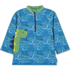 Sterntaler Zwemshirt Met Lange Mouwen Dino Blauw