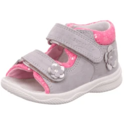 Superfit Girls Sandalen Polly Lichtgrijs/roze (medium)