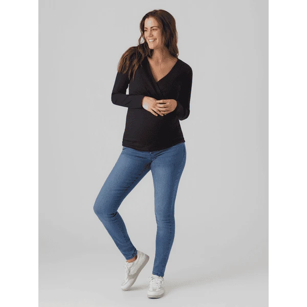 VERO MODA Verpleegkundig Overhemd VMMLAVENDER Black - Afbeelding 2