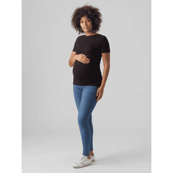 VERO MODA Zwangerschapshemd VMMPANDA Black - Afbeelding 5